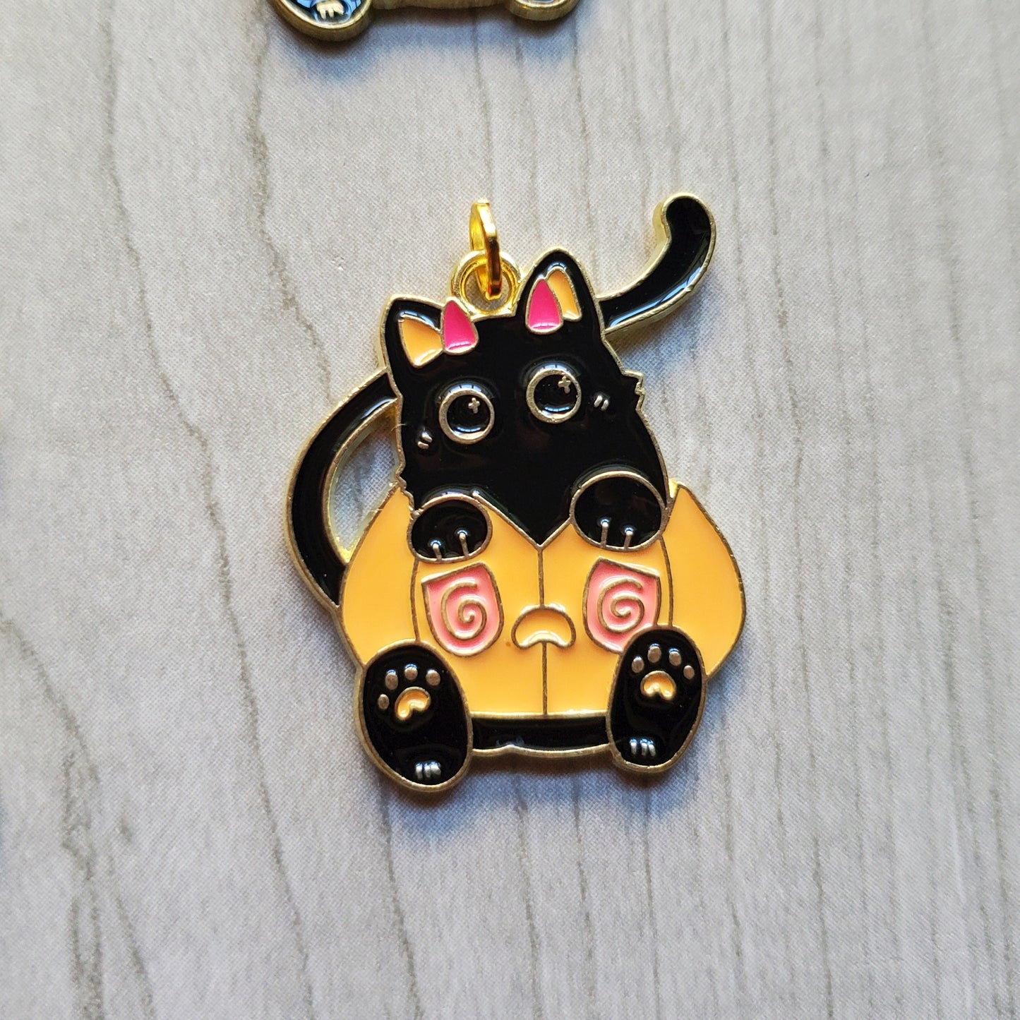 Pumpkin Kitty Necklaces