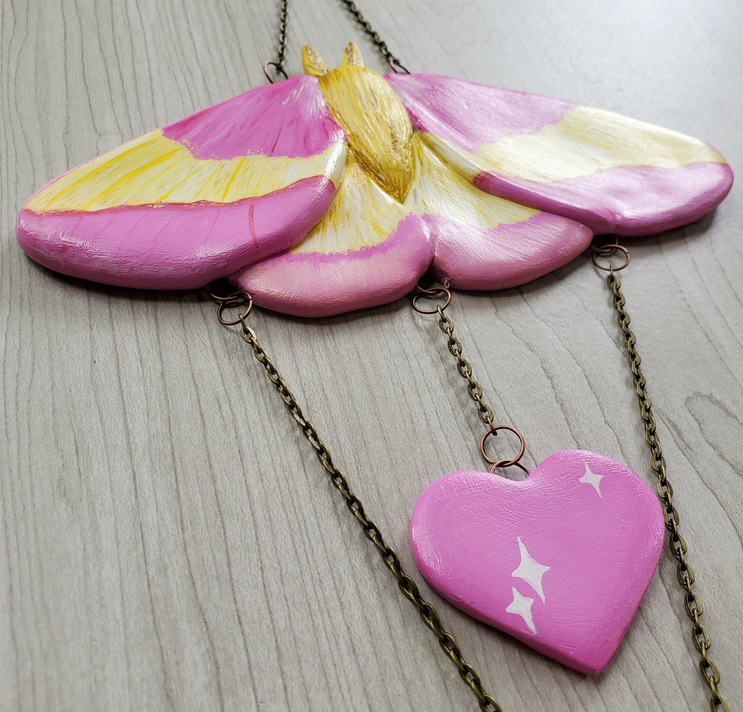 Rosy Maple Moth Wall Hanging