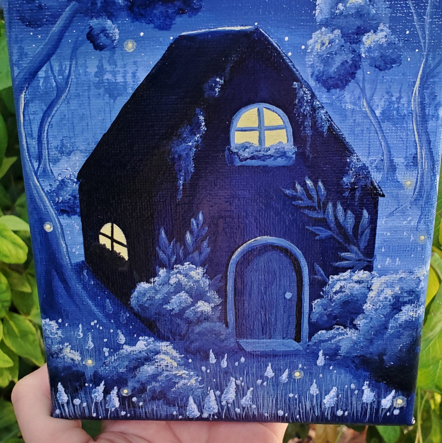 Witch Cottage Painting