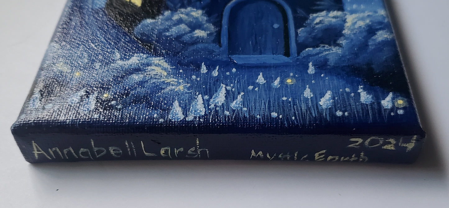 Witch Cottage Painting