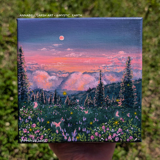 Fairy Dream 6"x6" Painting