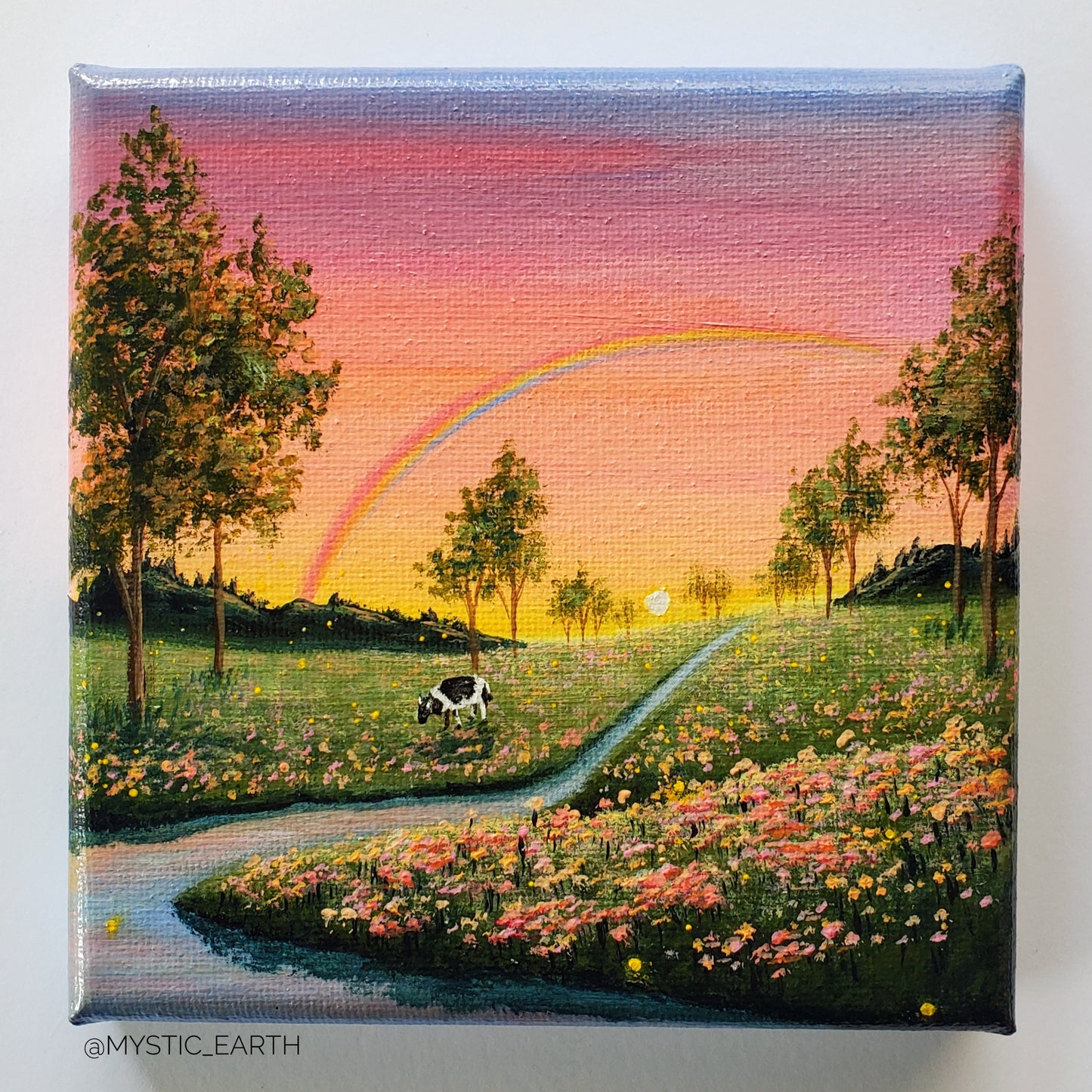 Wildflower Grazing Painting