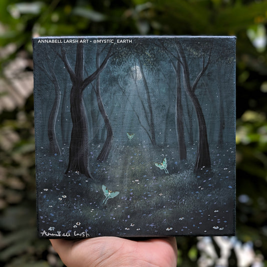 Lunas 6"x6" Painting