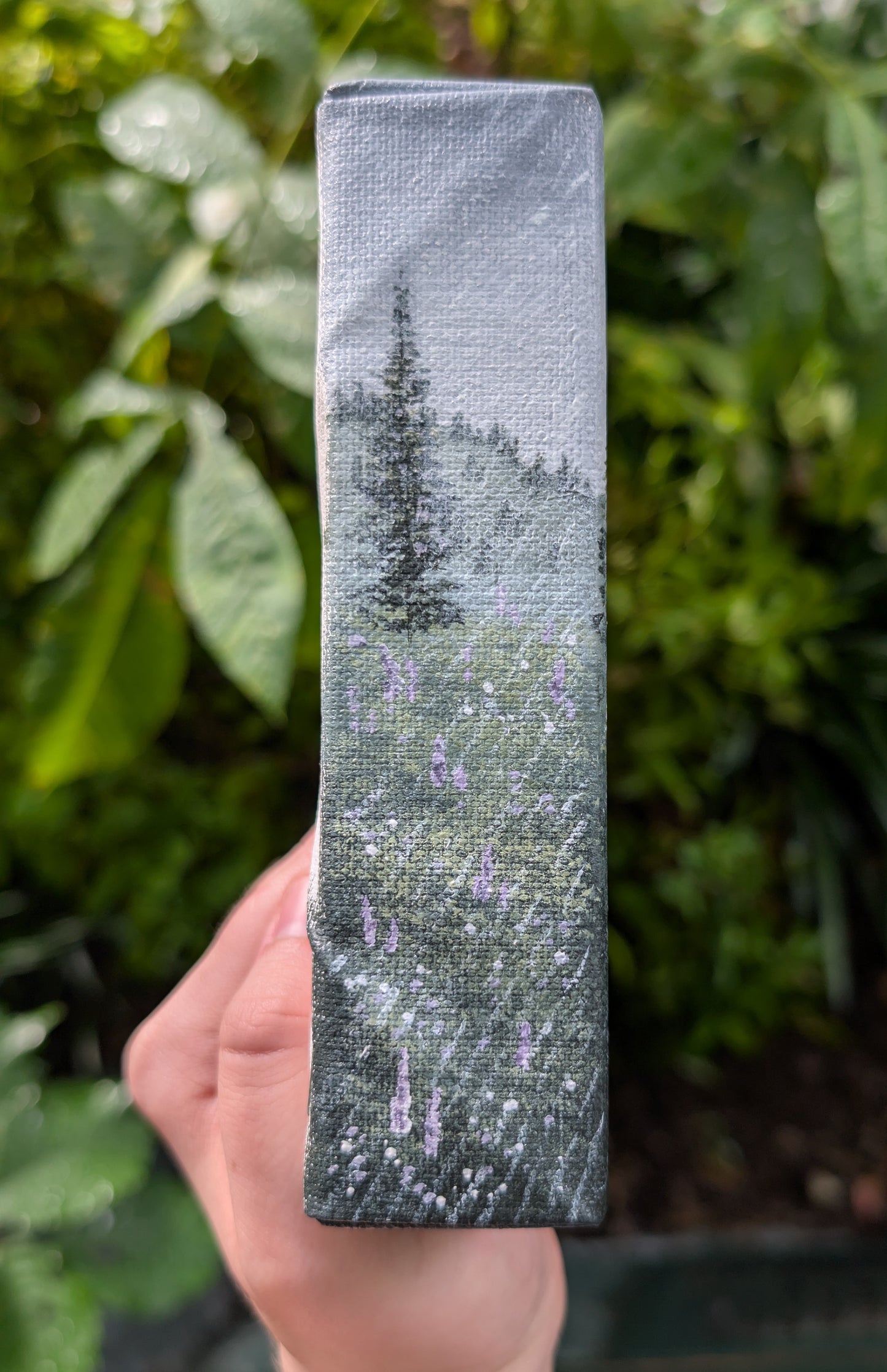 Wandering in the Rain Painting