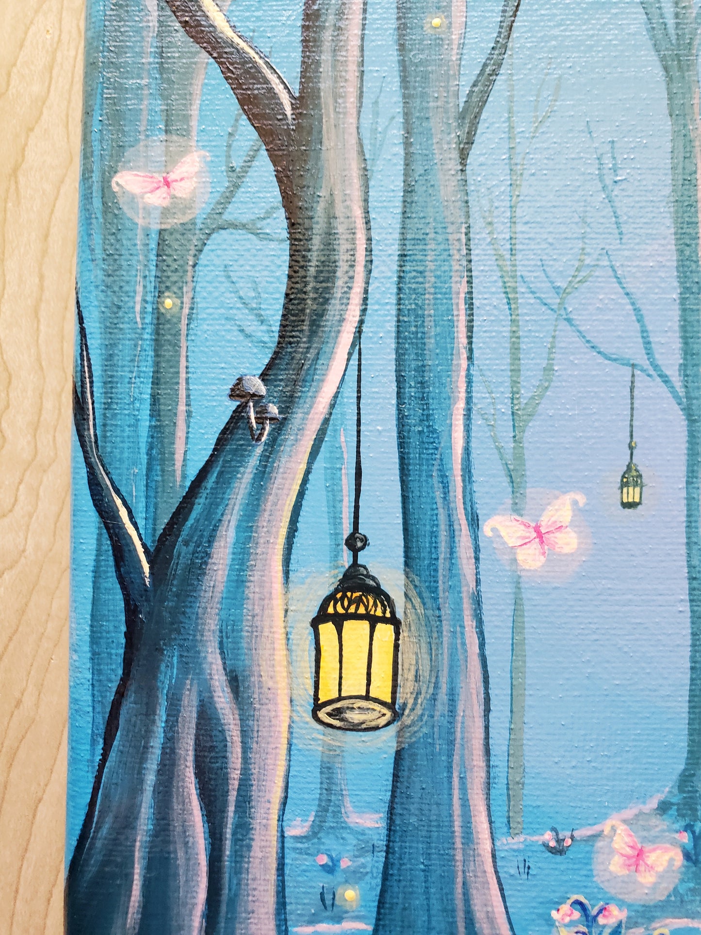 Deer Fairy Forest Painting