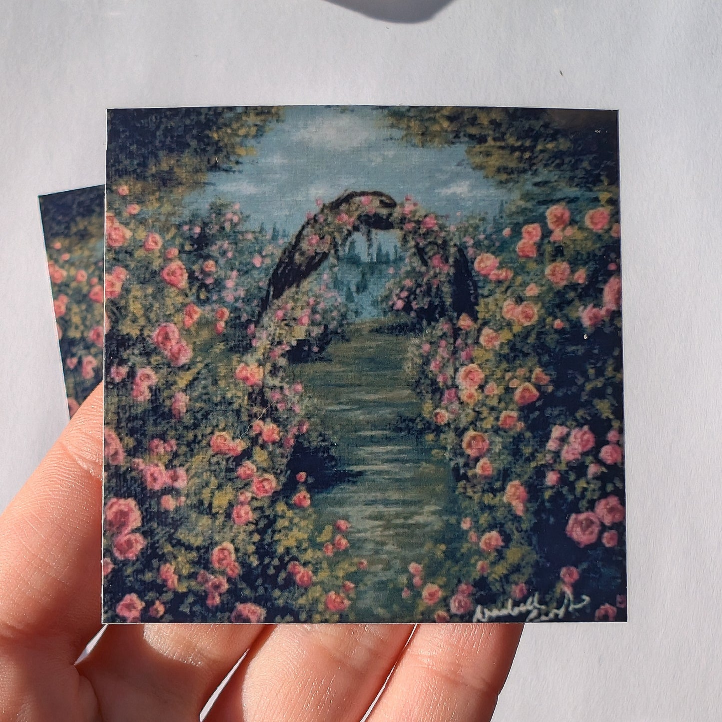 Rose Garden Stickers 2.5"