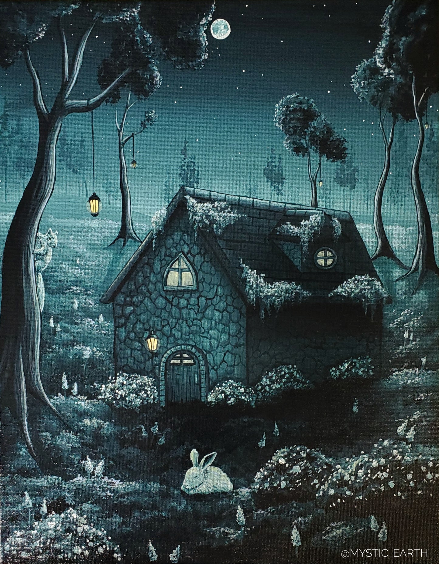 Full view of painting, first photo is cropped slightly to fit websites photo sizing format.