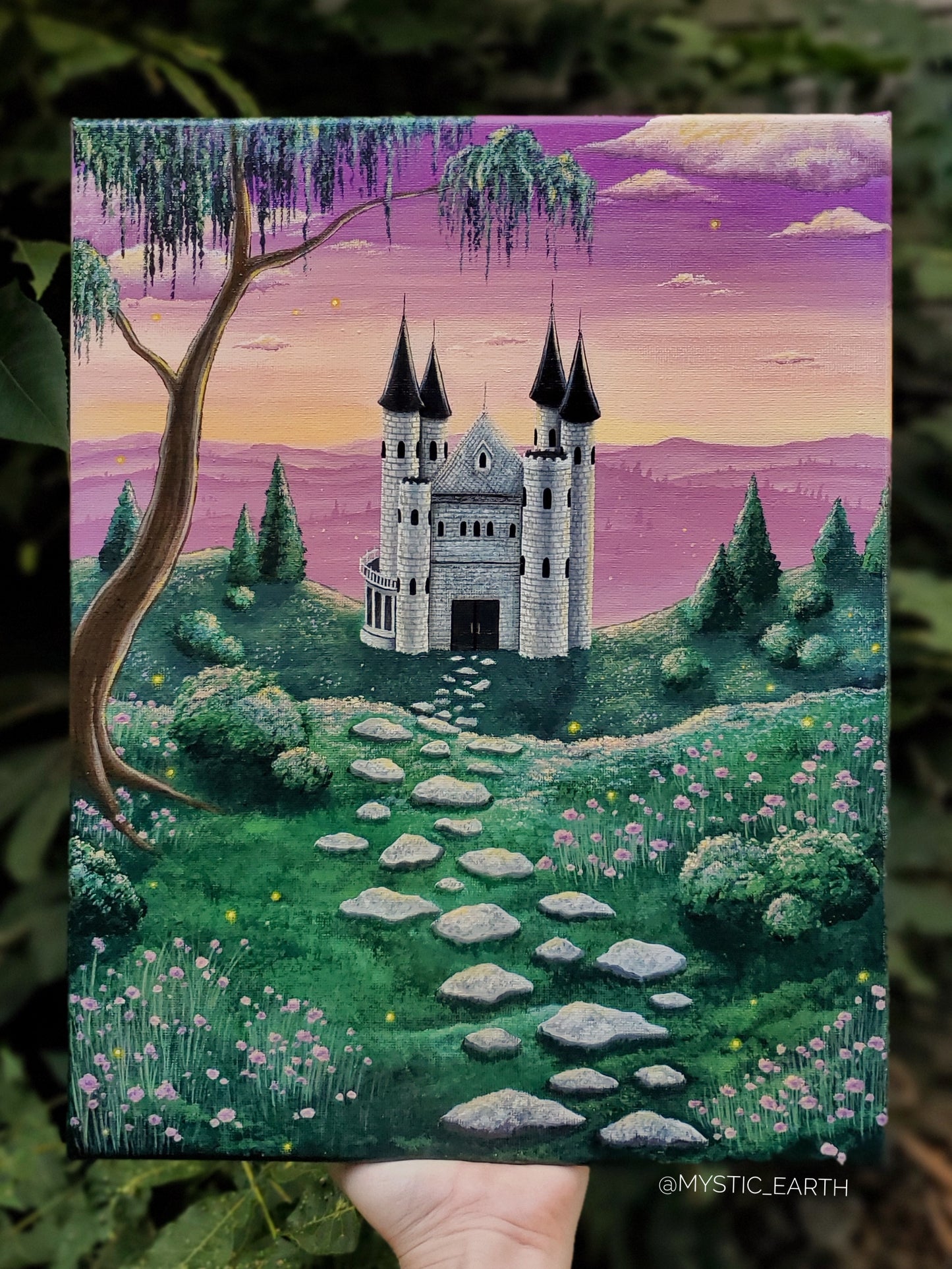 Full painting shown in indirect sunlight