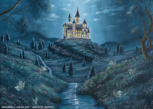 The Moonlit Castle Prints