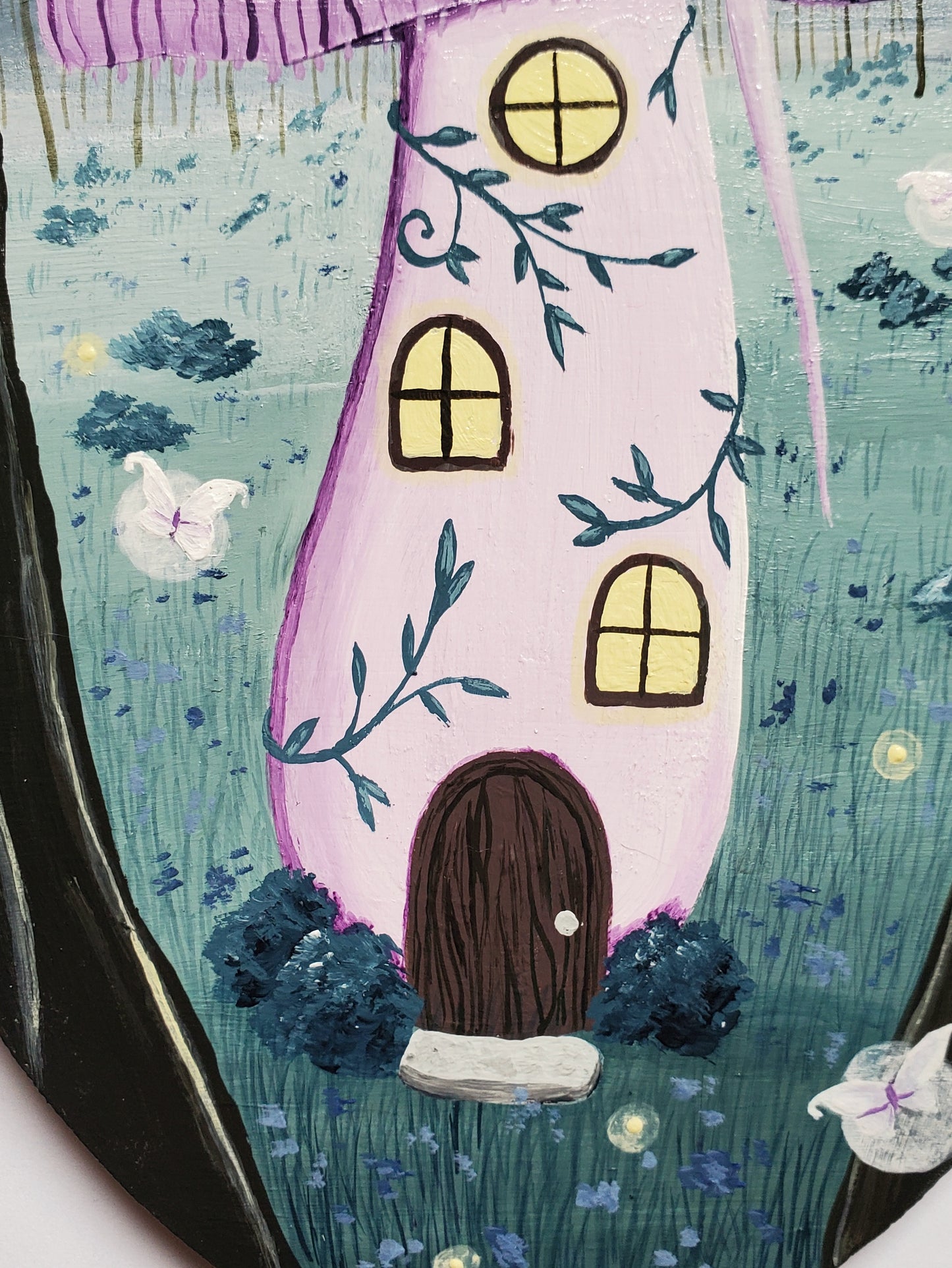 Rat Mushroom House Painting