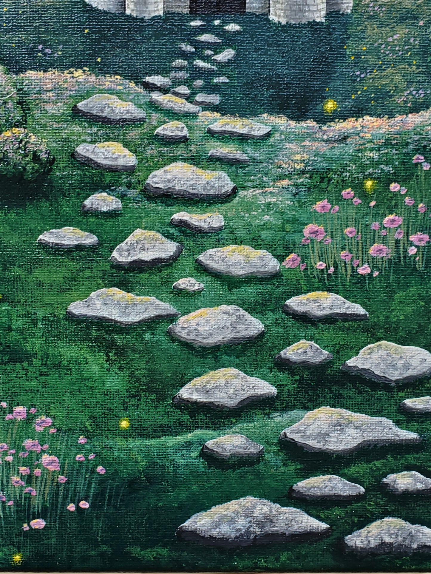Stepping stone close up