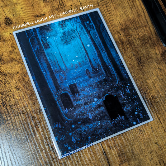The Twilight Cemetery Prints