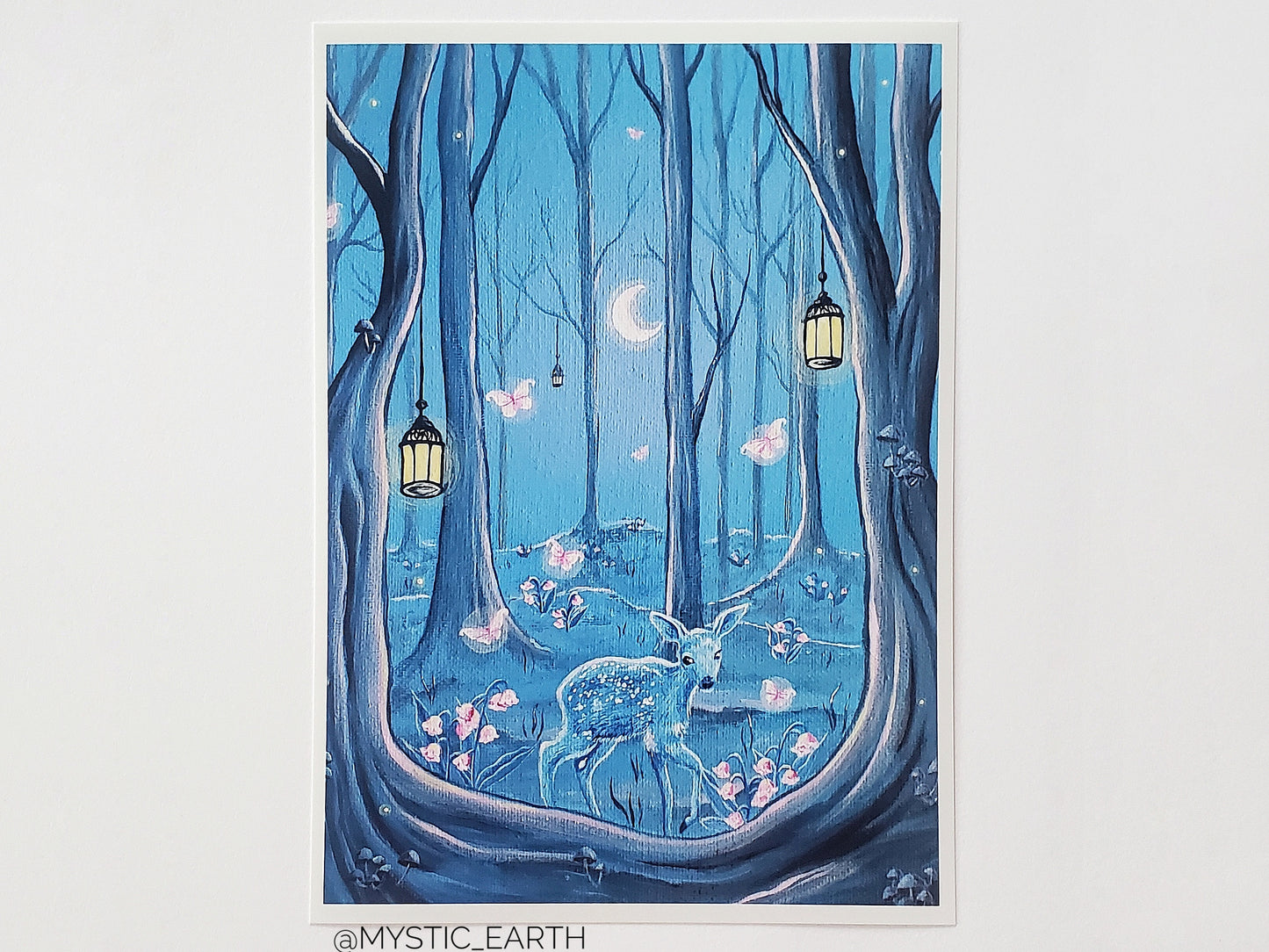 Deer Fairy Forest Prints
