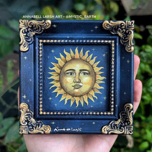 The Sun 4.5" Painting