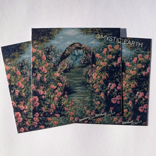 Rose Garden Stickers 2.5"