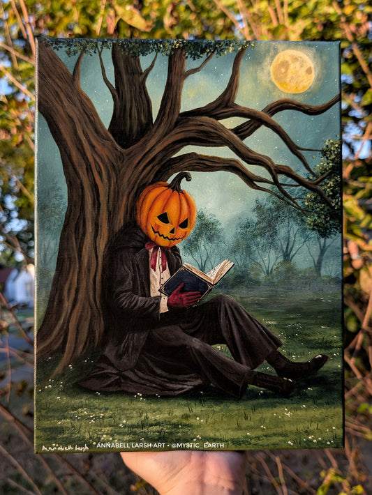 The Headless Horseman 9"x12" Painting