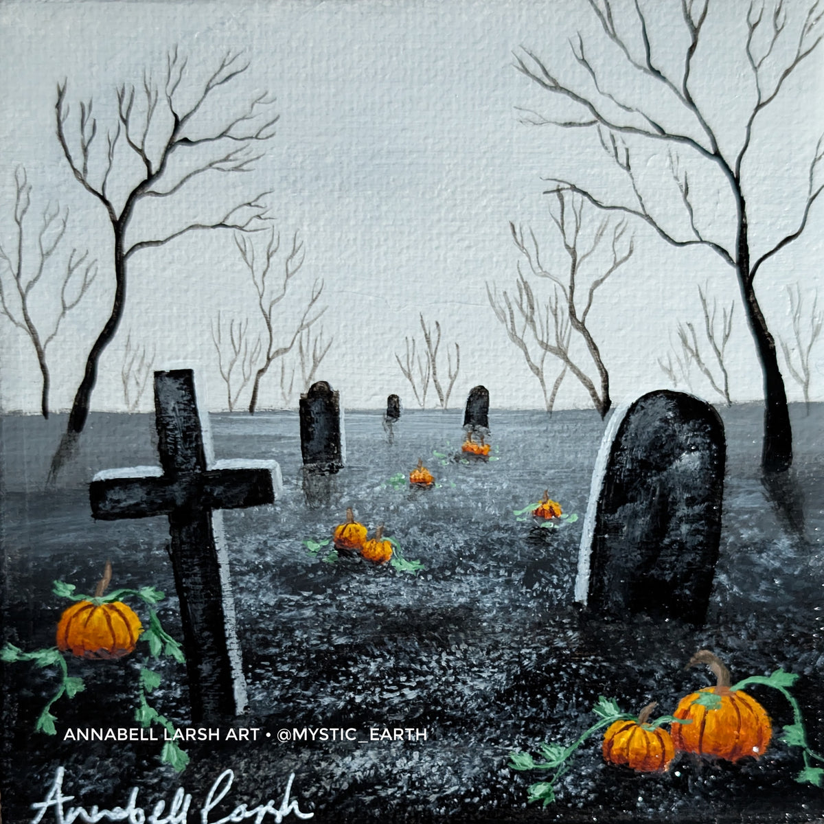 The Gloomy Cemetery Prints