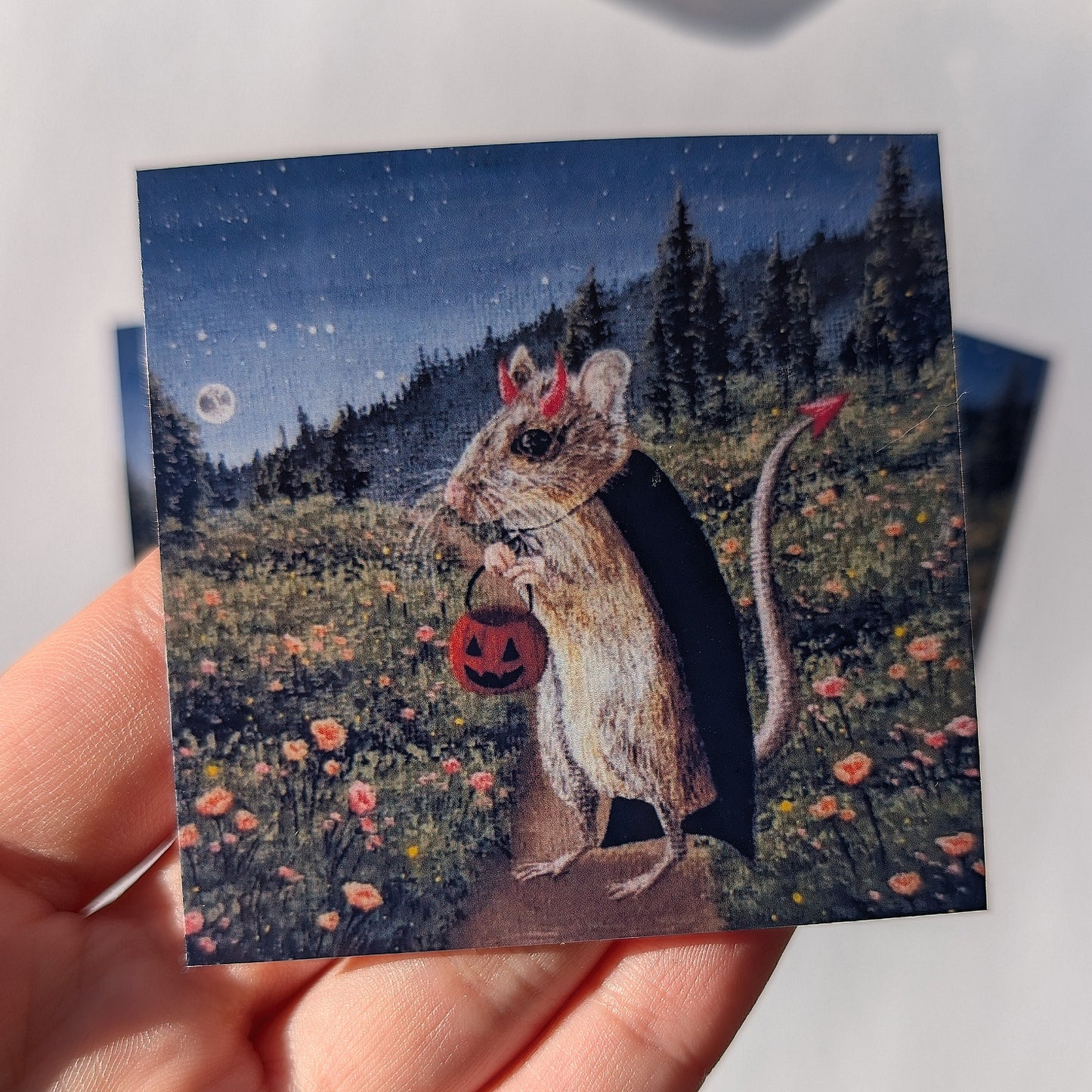 Albert the Wood Mouse Stickers 2.5"