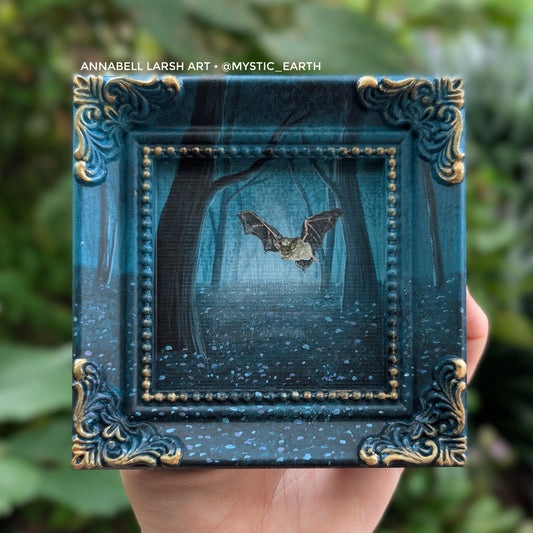 Blue Nights 4.5" Painting