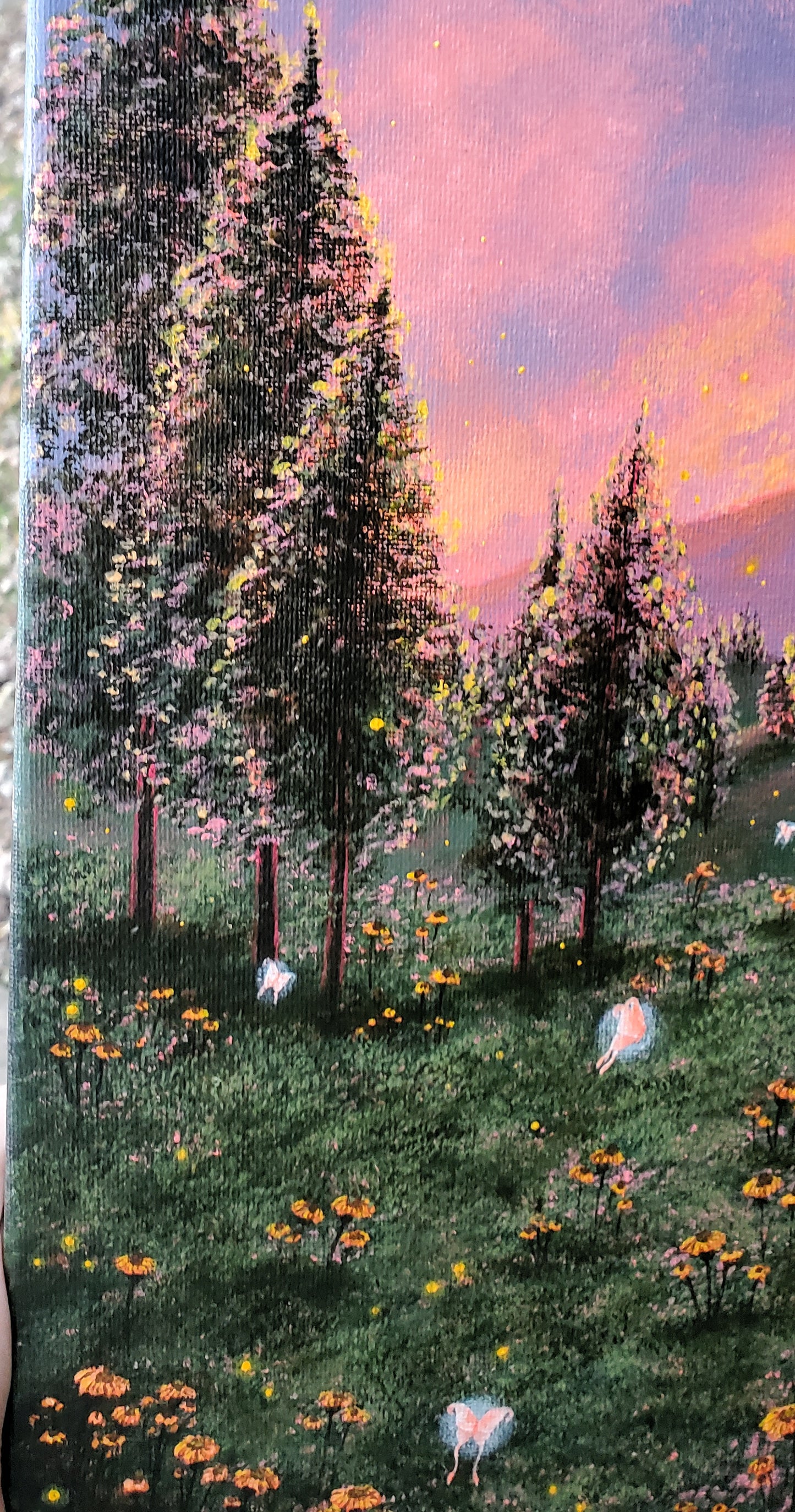 Fairy Forest Painting (Blacklight Reactive)