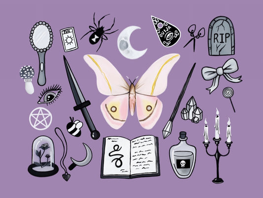 Pink Saturn Moth Prints