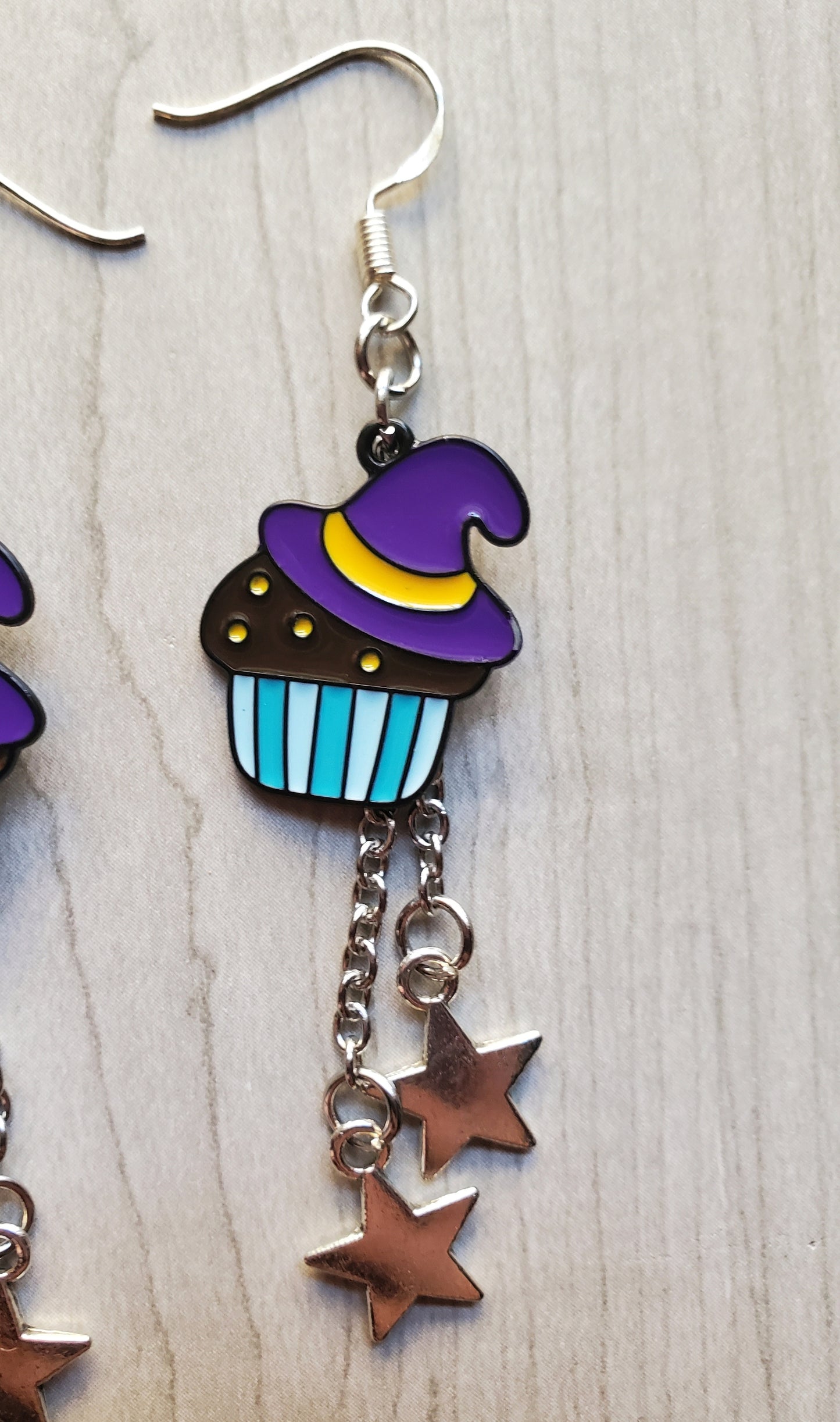Spooky Cupcake Earrings