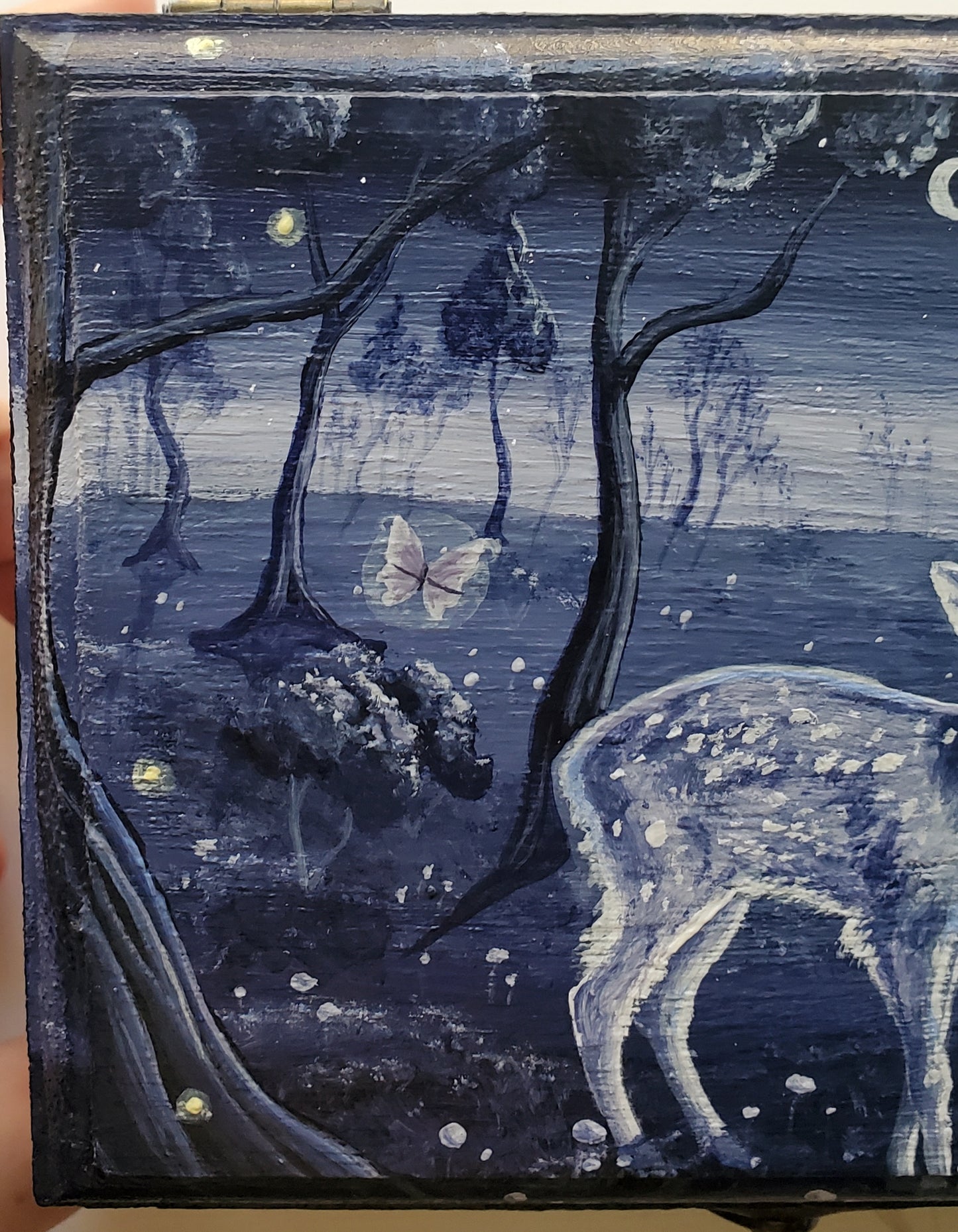 Deer Forest Wooden Box