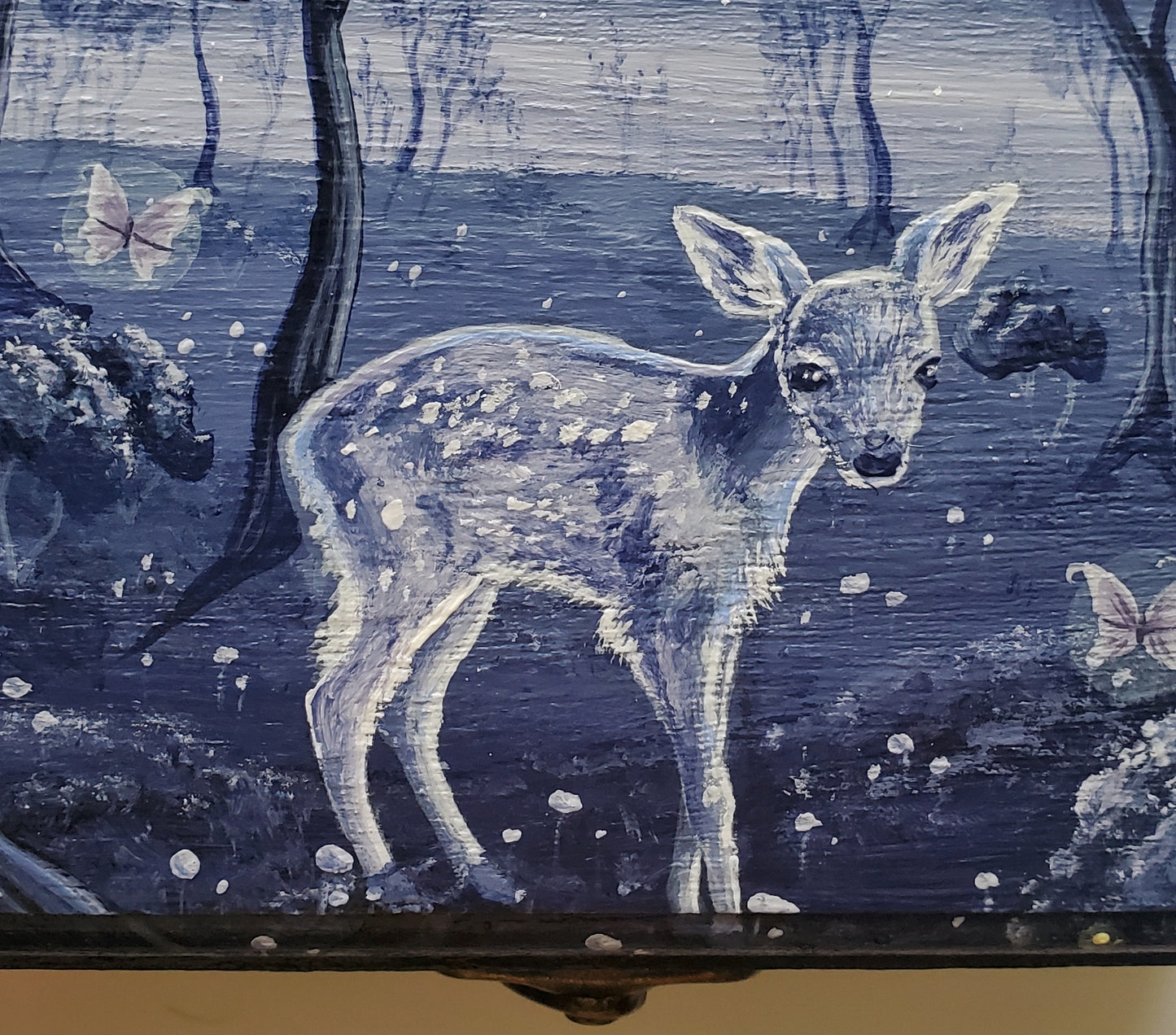 Deer Forest Wooden Box
