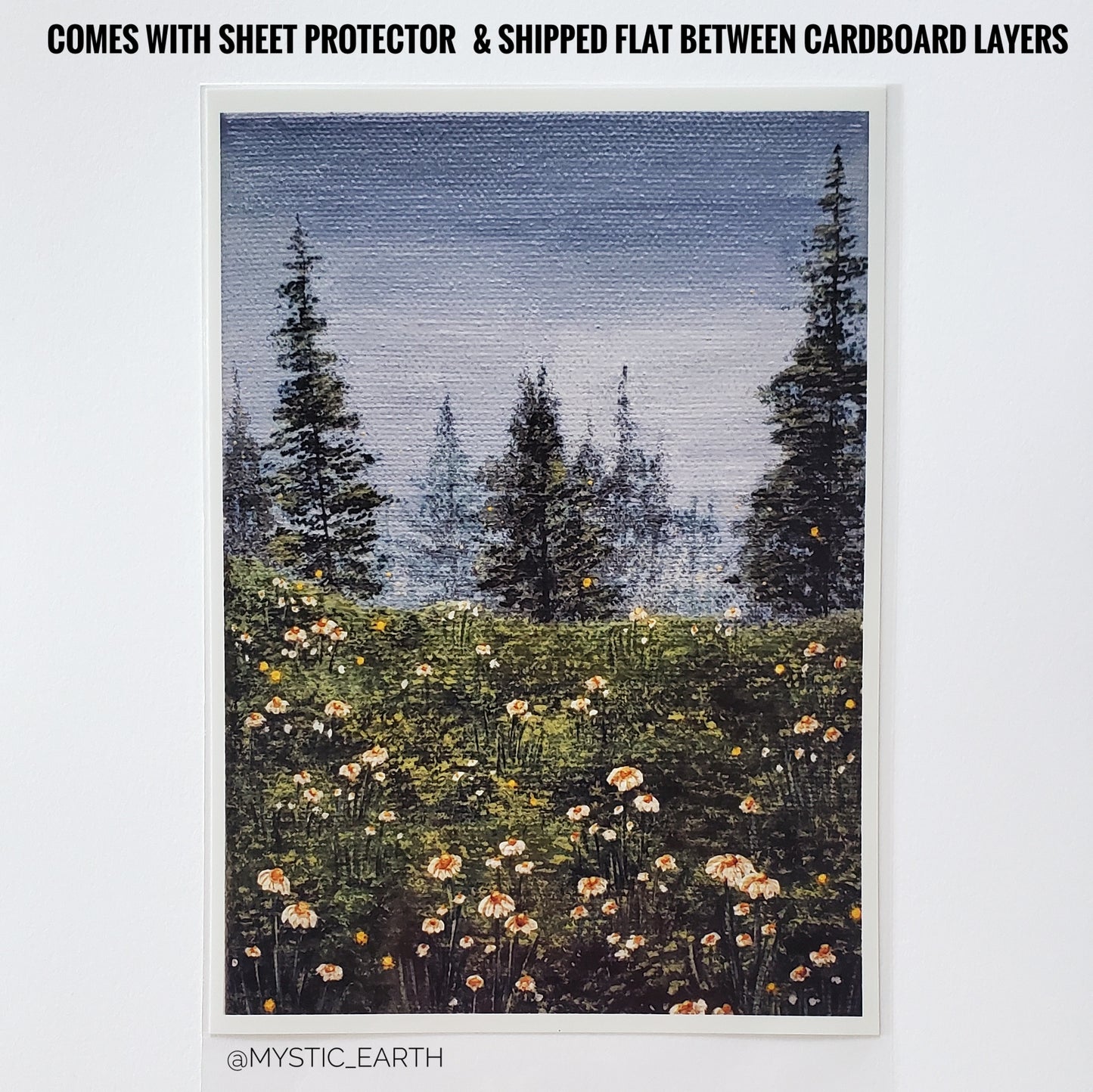 Foggy Tree Tops Prints