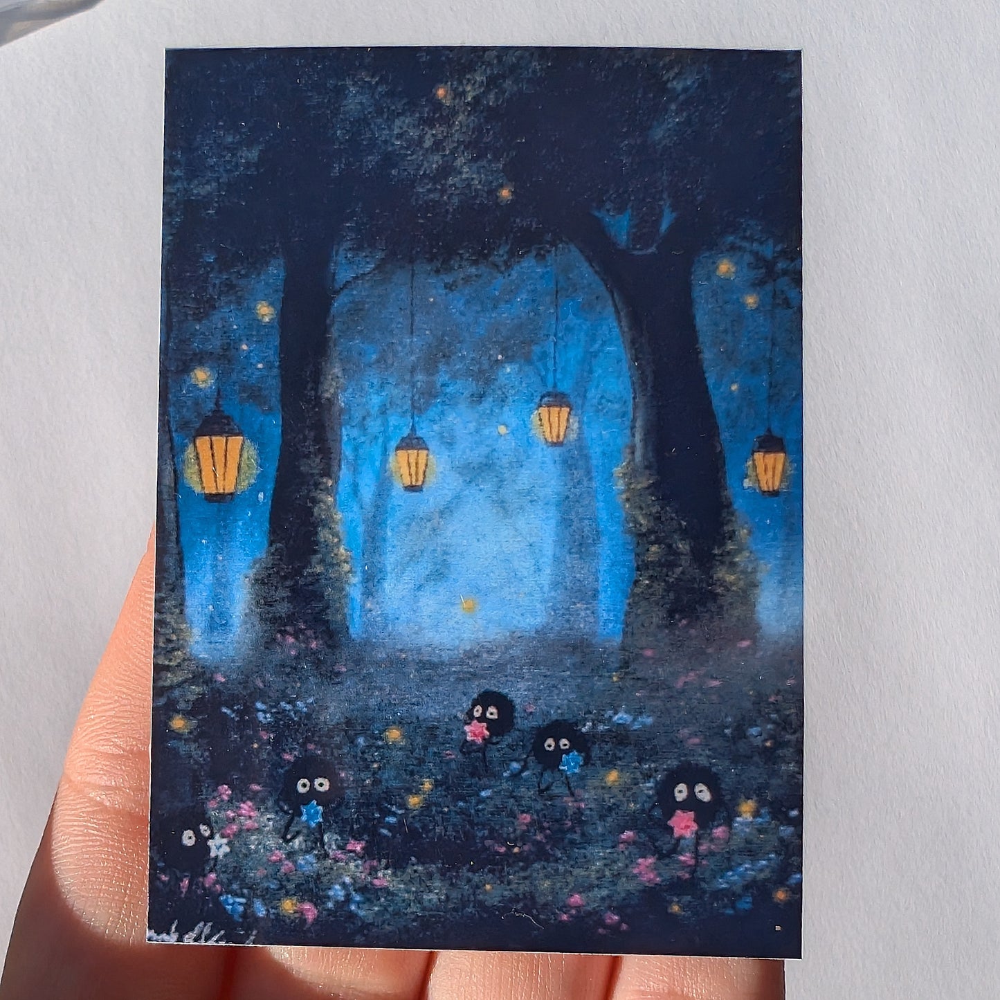 Sprite Lantern Forest Stickers 3"x2"