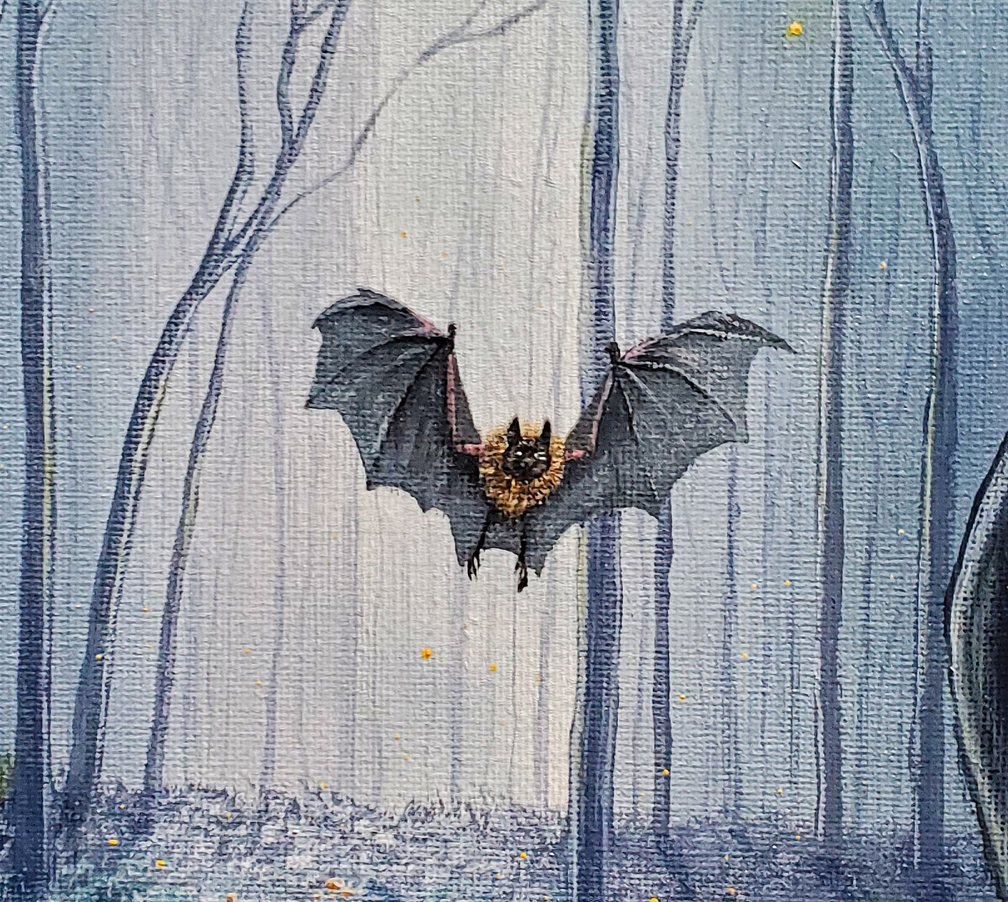 Twilight Forest Painting