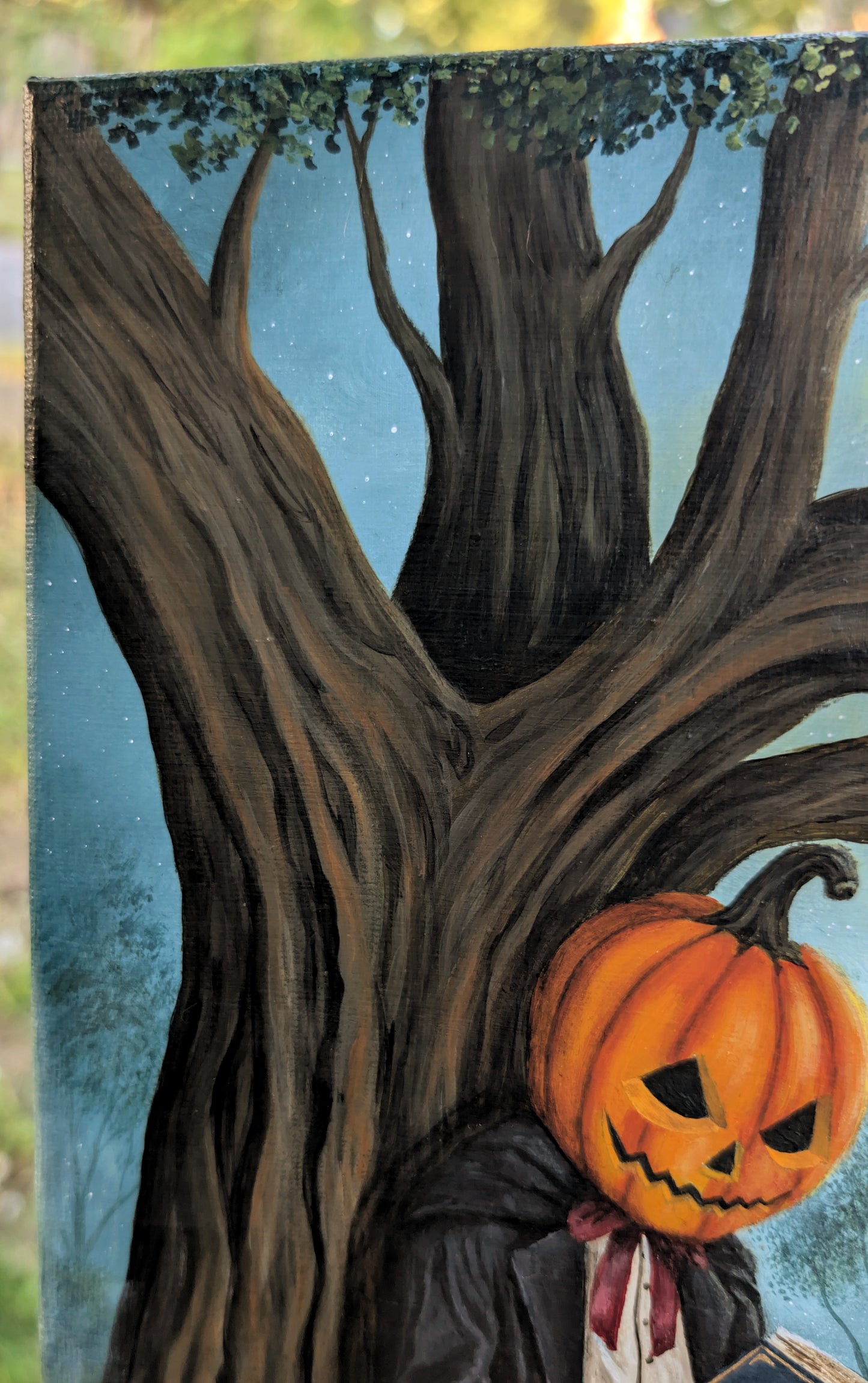 The Headless Horseman 9"x12" Painting