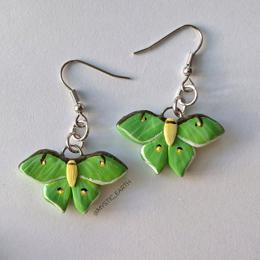 Luna Moth Earrings