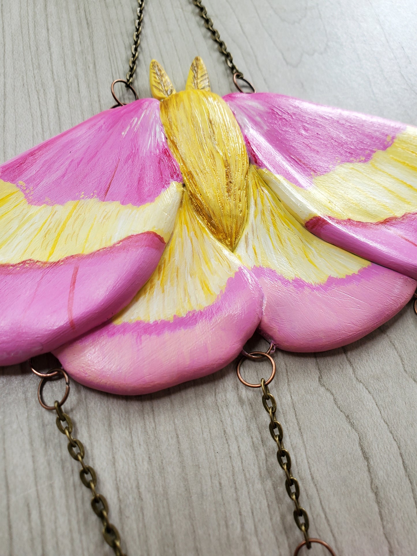 Rosy Maple Moth Wall Hanging