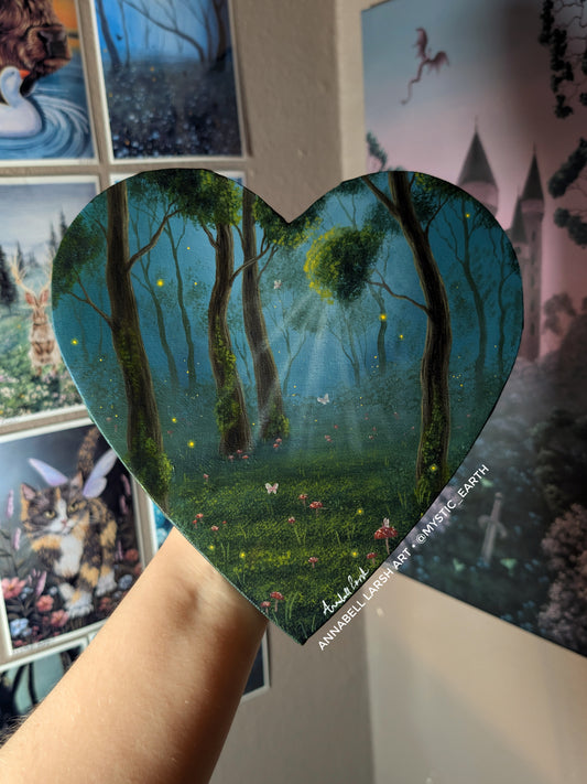 Toadstool Forest 8" Painting