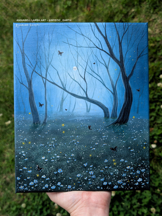 Swallowtail Forest 8"x10" Painting #2