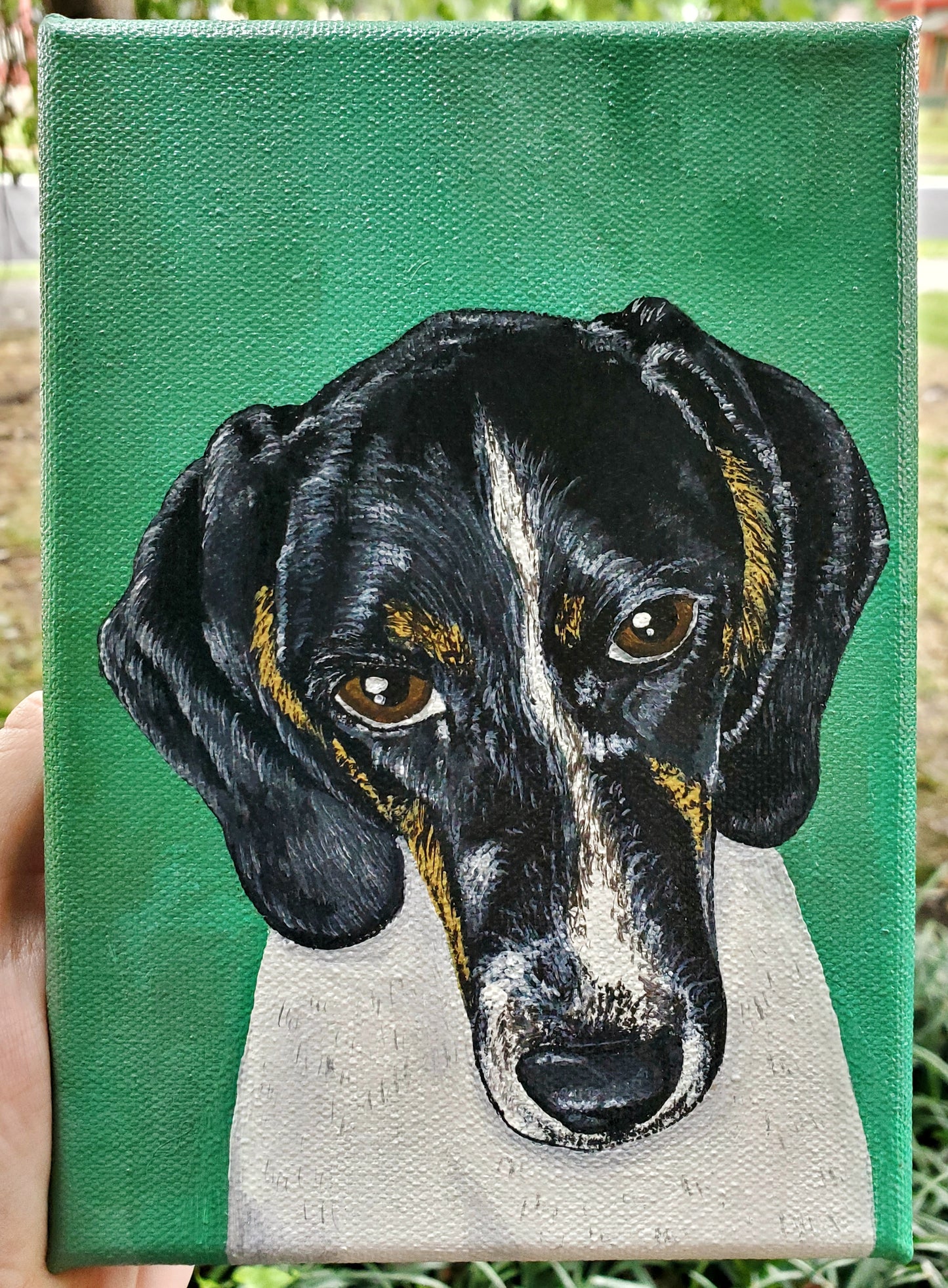 (Set 2) Custom Pet Portrait Paintings for Diana