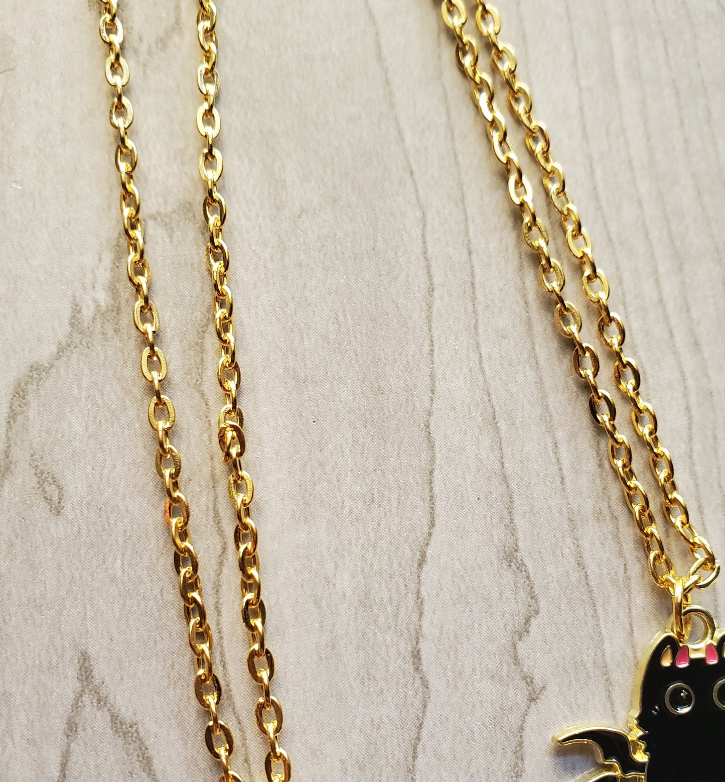Halloween Candy Kitty Necklaces