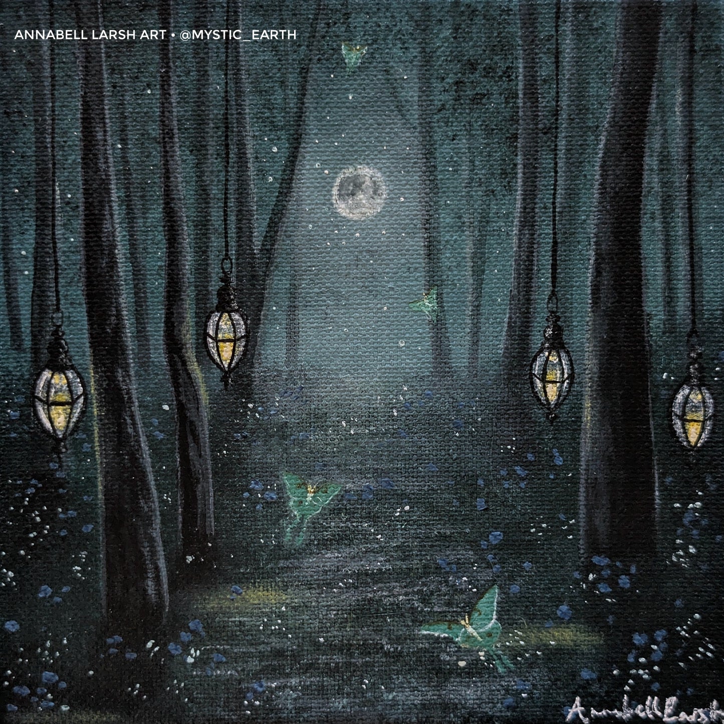 The Night Watch 6"x6" Painting