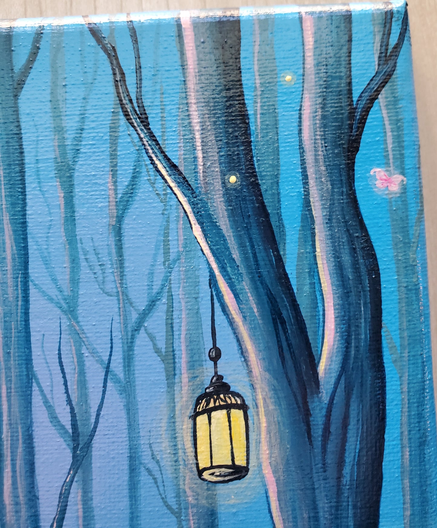 Deer Fairy Forest Painting
