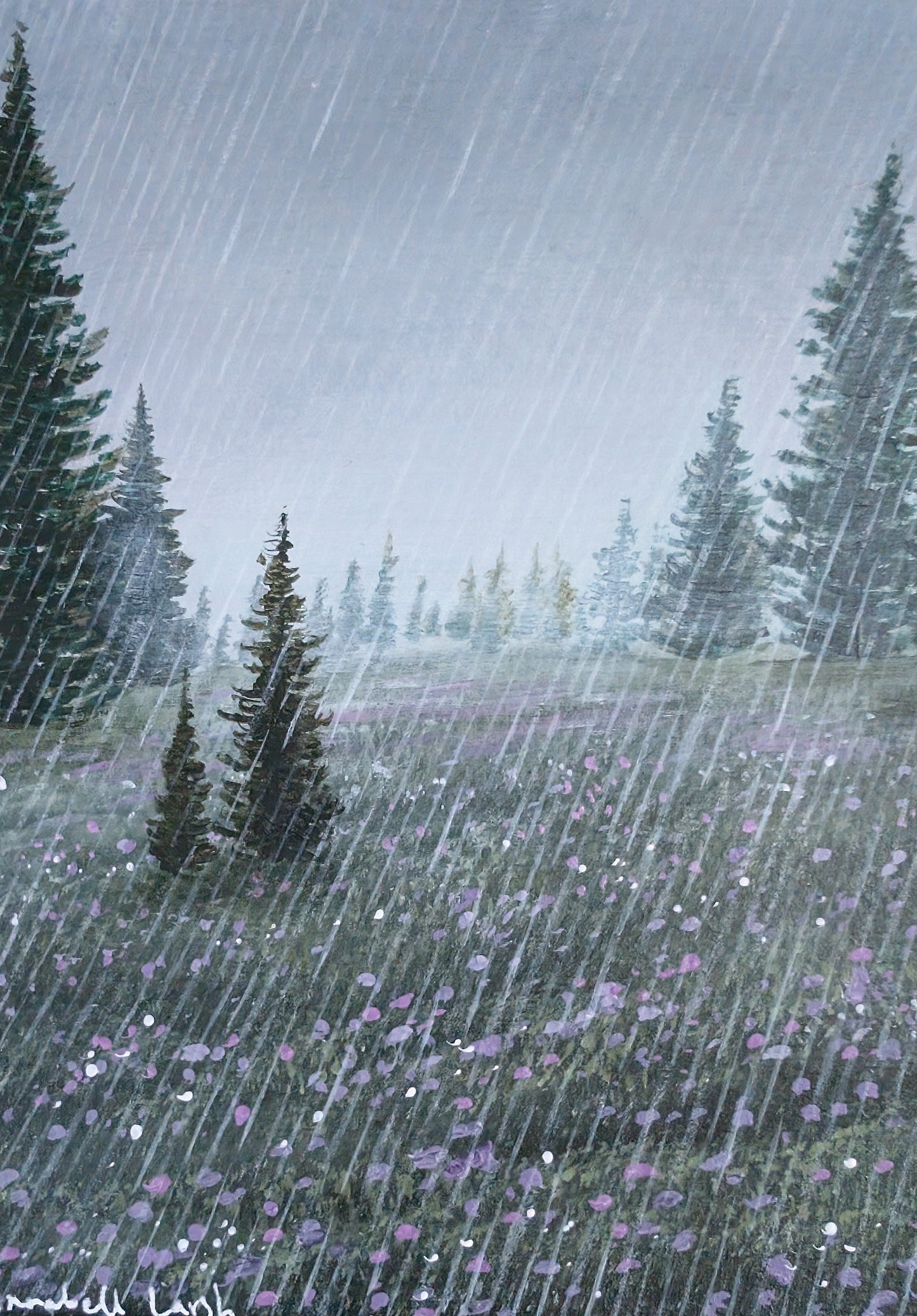 Tranquil 6"x6" Painting