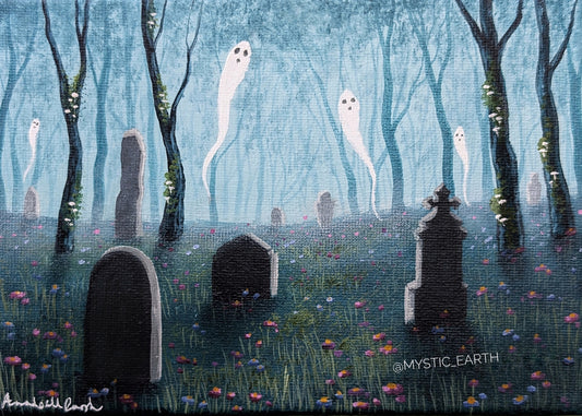 Ghost Cemetery Prints