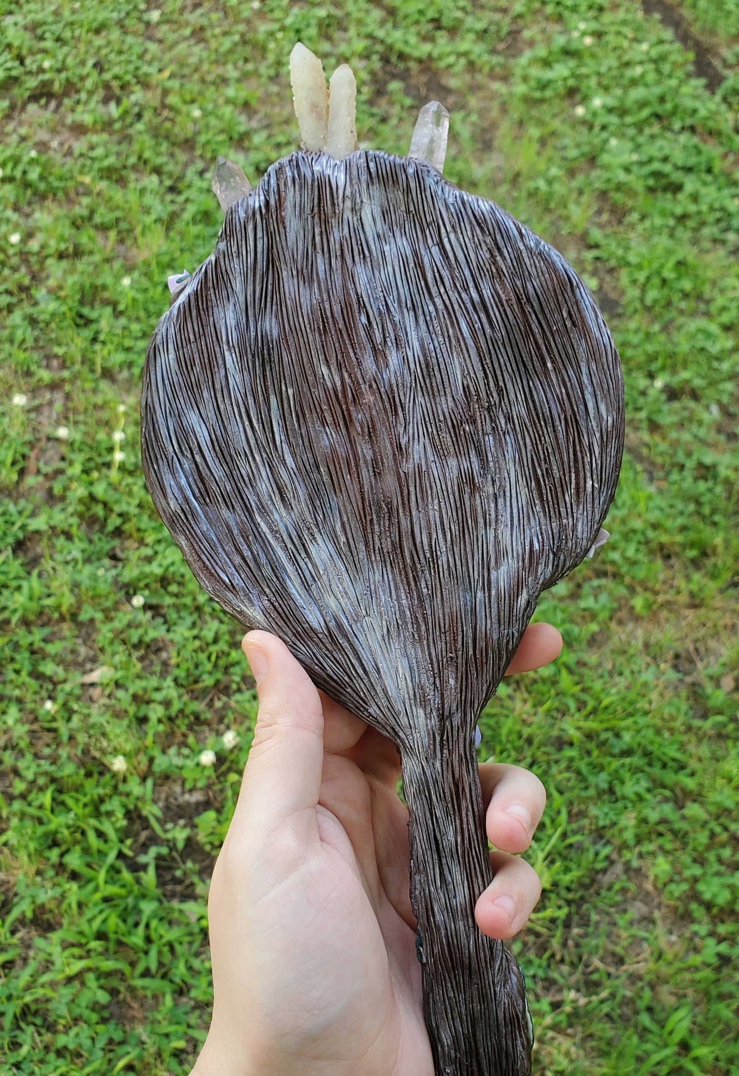 Spirit Quartz Crystal Magic Mirror (Sculpture)