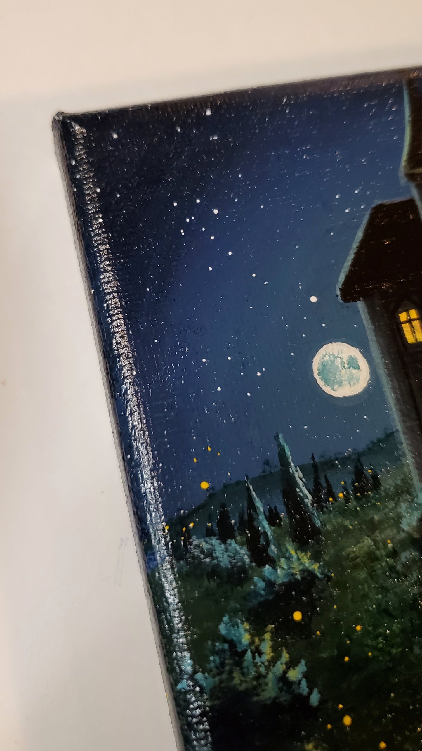 Ghost Mansion Painting