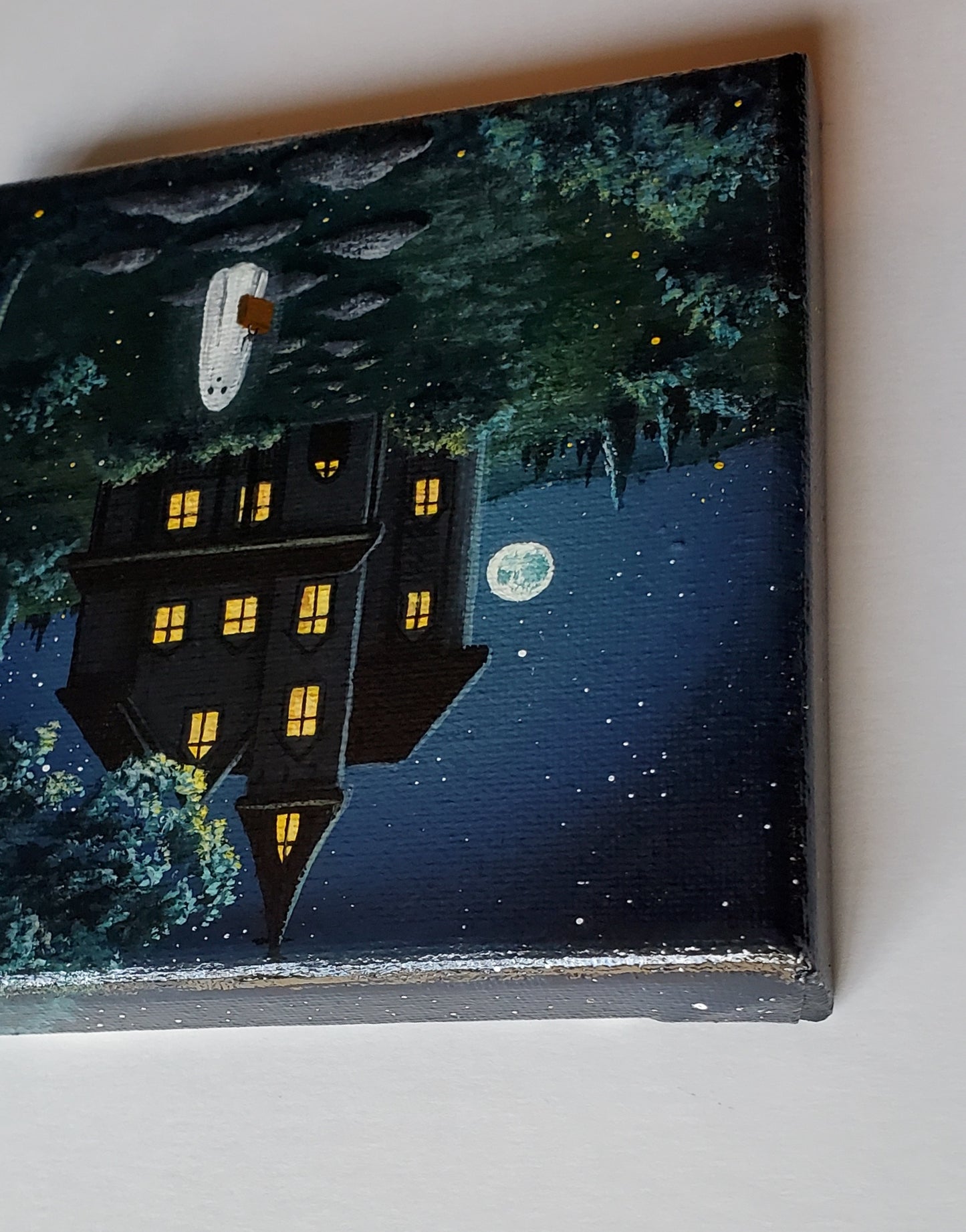 Ghost Mansion Painting