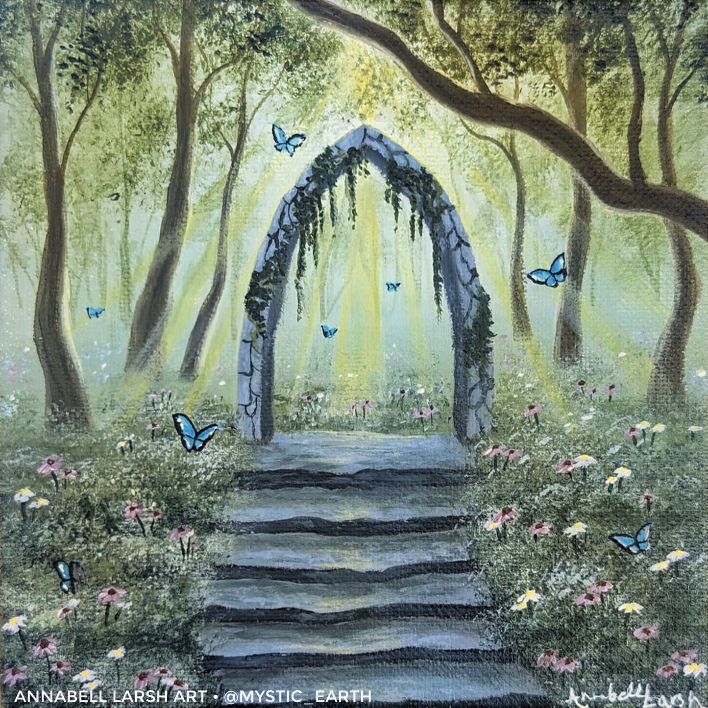 The Portal 6"x6" Painting