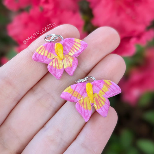 Rosy Maple Moth Necklaces