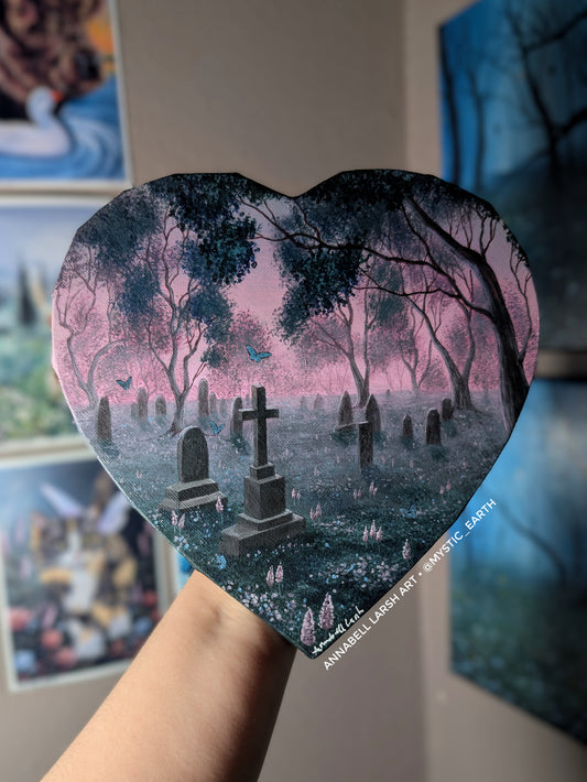 Rosewood Cemetery 8" Painting