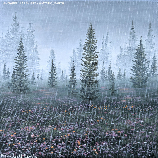 Gentle Rain 5"x5" Prints