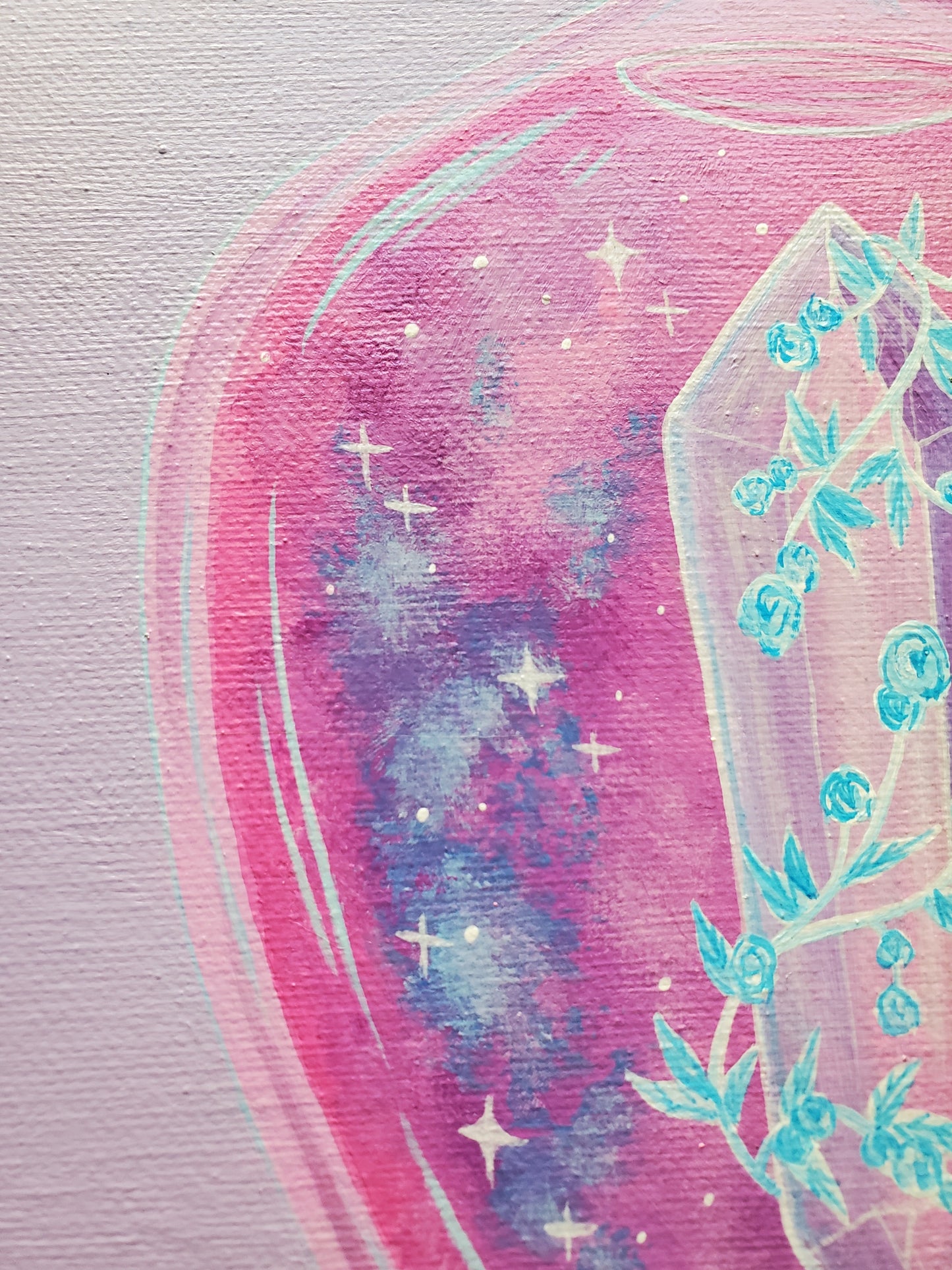 Crystal Potion Bottle Painting
